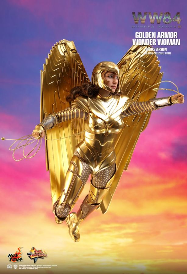 Wonder Woman: 1984 - Golden Armor Deluxe 1:6 Scale 12" Action Figure - Ozzie Collectables