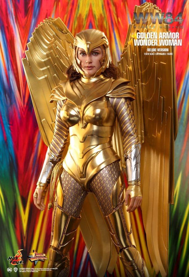 Wonder Woman: 1984 - Golden Armor Deluxe 1:6 Scale 12" Action Figure - Ozzie Collectables