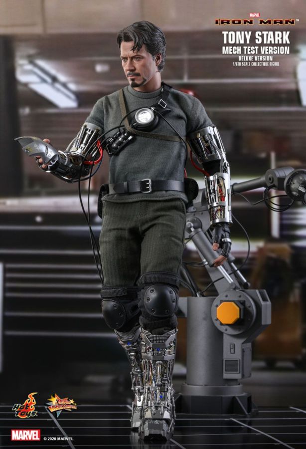 Iron Man - Tony Stark Mech Test Deluxe 1:6 Scale 12" Action Figure - Ozzie Collectables