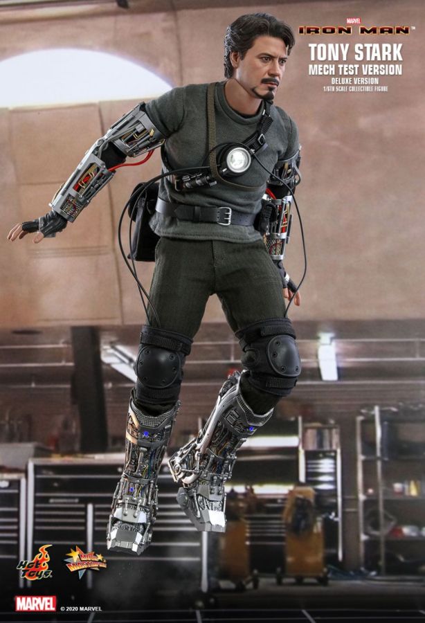 Iron Man - Tony Stark Mech Test Deluxe 1:6 Scale 12" Action Figure - Ozzie Collectables