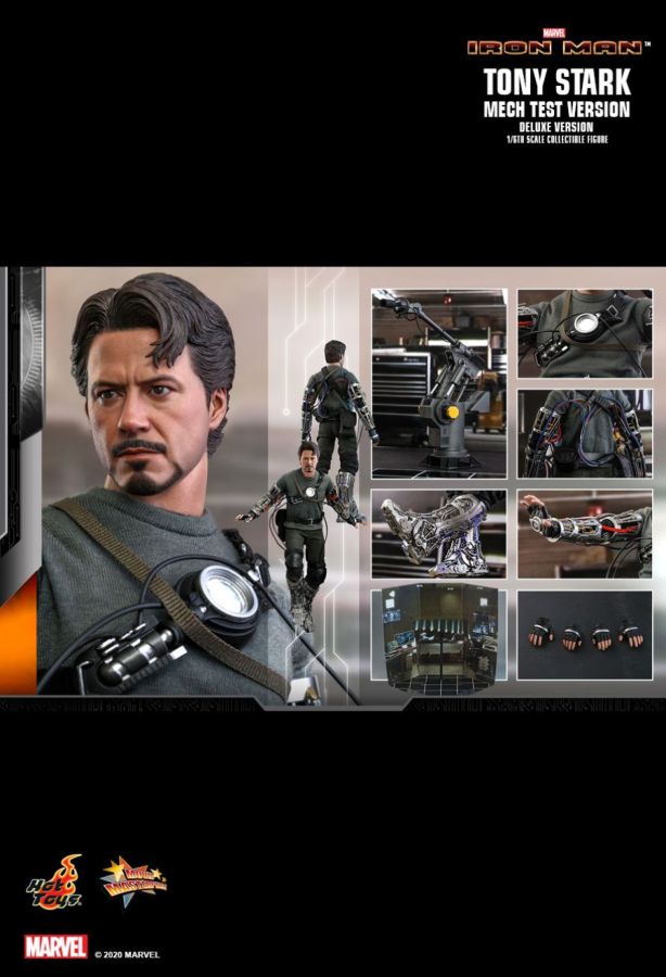 Iron Man - Tony Stark Mech Test Deluxe 1:6 Scale 12" Action Figure - Ozzie Collectables