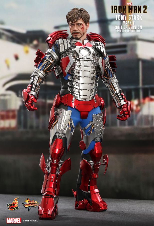 Iron Man 2 - Tony Stark Mark V Suit Up 1:6 Scale 12" Action Figure
