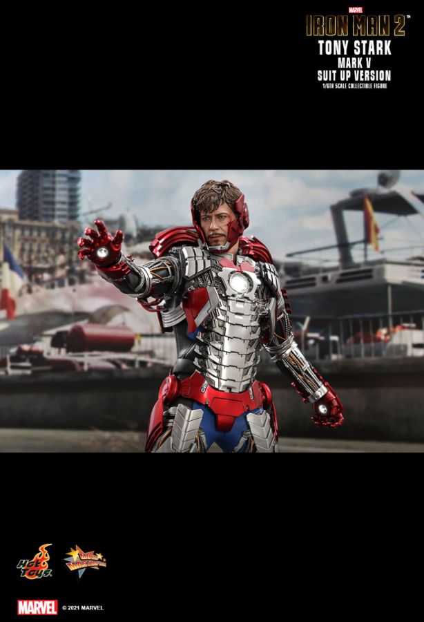Iron Man 2 - Tony Stark Mark V Suit Up 1:6 Scale 12" Action Figure