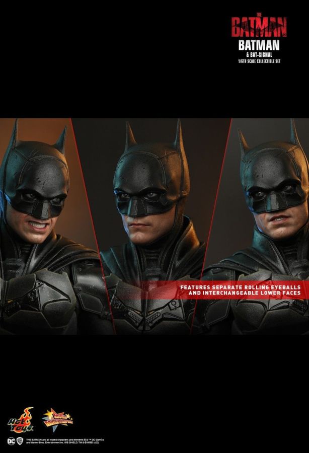 The Batman - Batman and Bat-Signal 1:6 Scale Action Figure Set