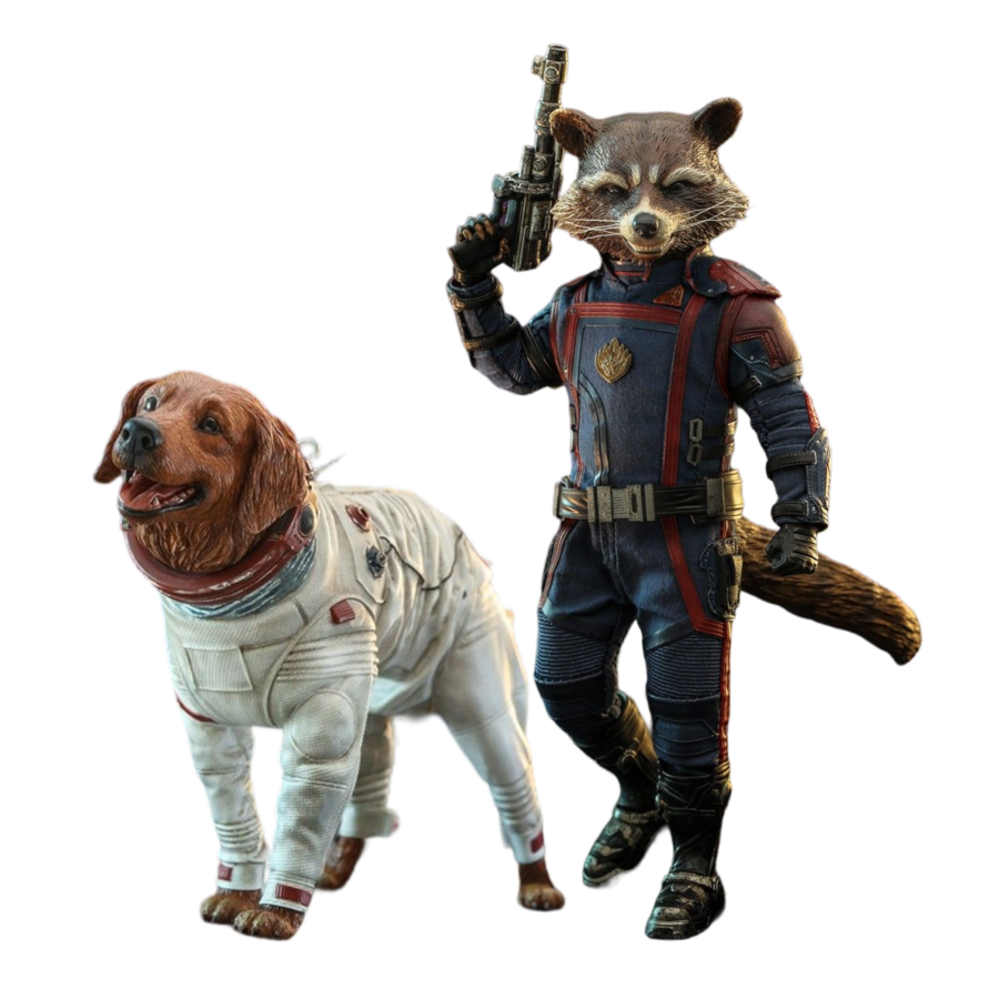 Guardians of the Galaxy Vol 3 - Rocket and Cosmo 1:6 Scale Hot Toy Action Figure