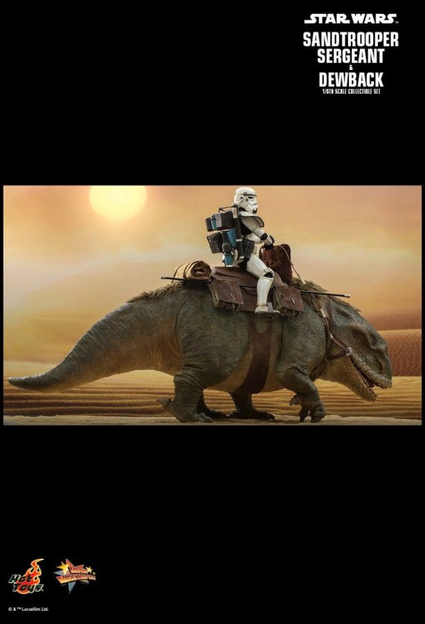 Star Wars - Sandtrooper Sergeant & Dewback 1:6 Scale Collectable Set