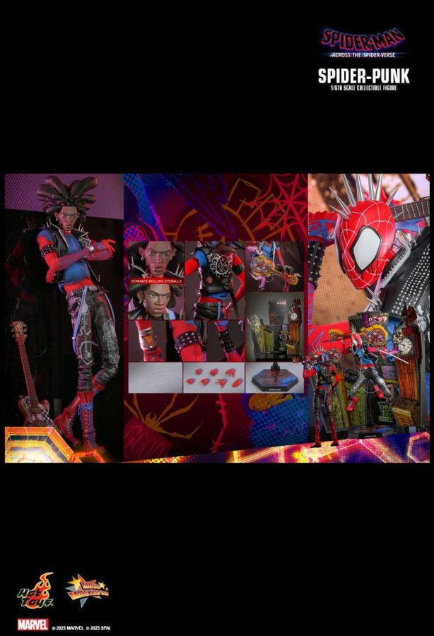 Spider-Man: Across the Spider-Verse - Spider-Punk 1:6 Scale Collectable Action Figure