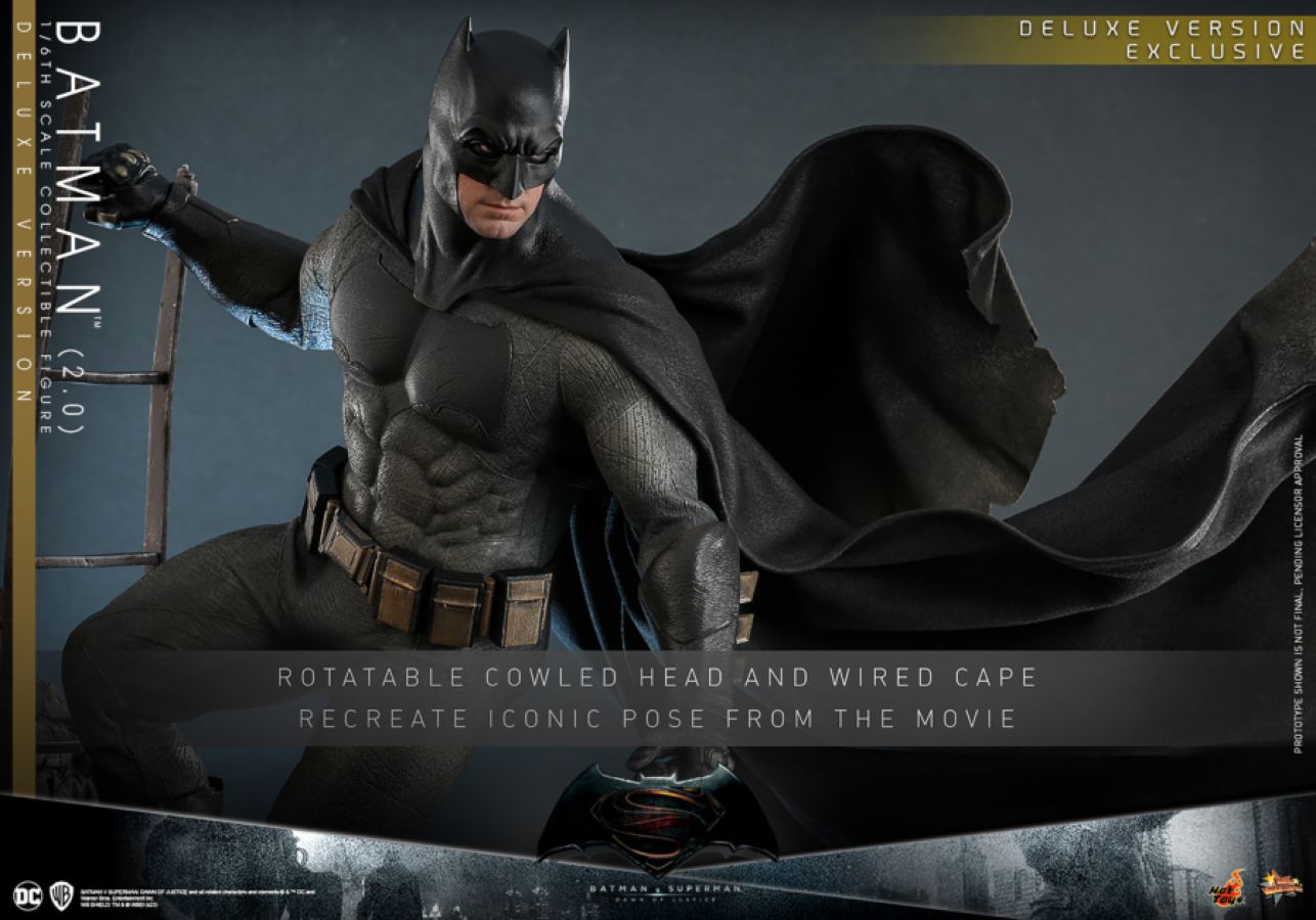 Batman v Superman: Dawn of Justice - Batman (2.0) Deluxe 1:6 Scale Collectable Action Figure