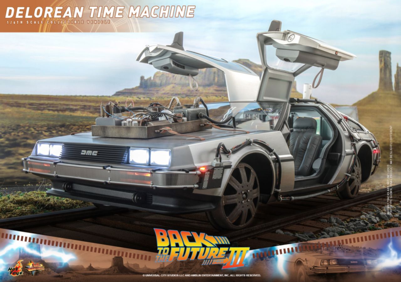 Back to the Future 3 - Delorean Time Machine 1:6 Scale Collectable Vehicle