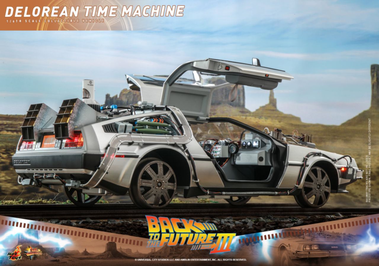 Back to the Future 3 - Delorean Time Machine 1:6 Scale Collectable Vehicle