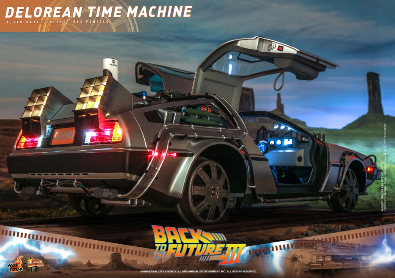 Back to the Future 3 - Delorean Time Machine 1:6 Scale Collectable Vehicle