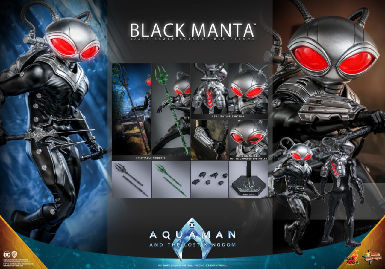 Aquaman 2 - Black Manta 1:6 Scale Collectable Action Figure