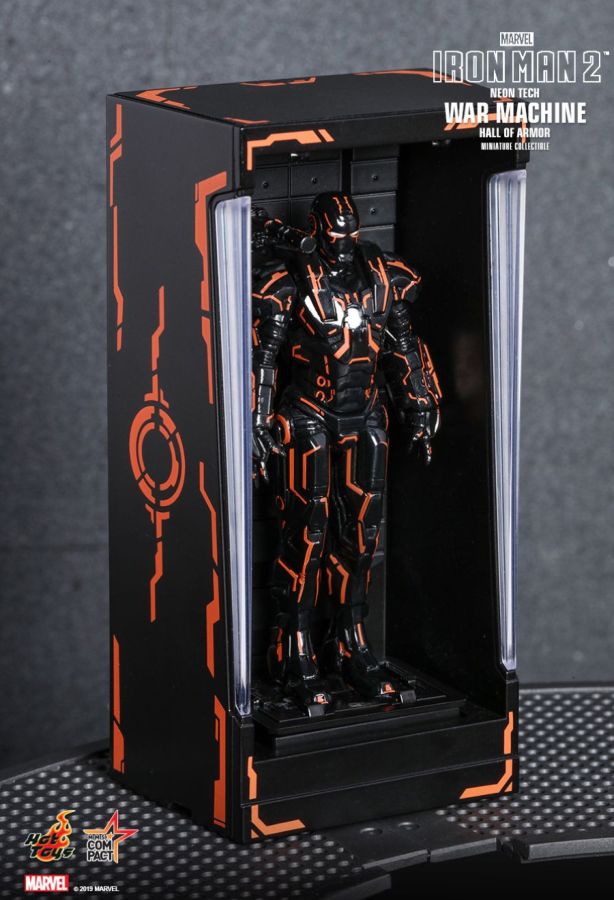 Iron Man 2 - War Machine Neon Tech Hall of Armour - Ozzie Collectables