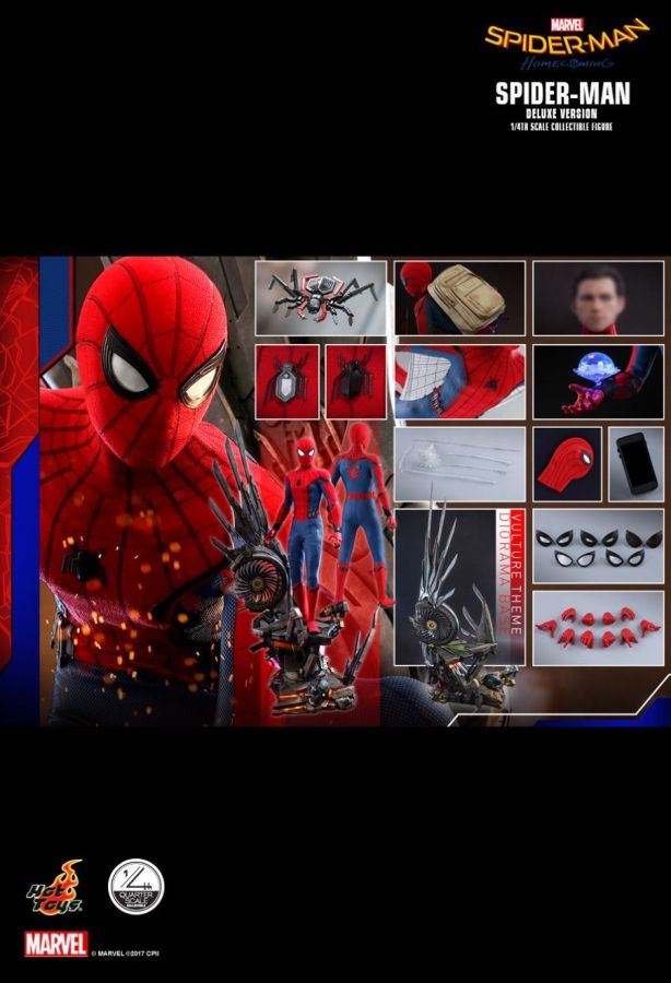 Spider-Man: Homecoming - Spider-Man Deluxe 1:4 Scale Action Figure