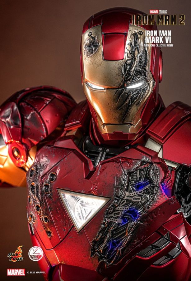 Iron Man 2 - Mark VI Armour 1:4 Scale Collectable Figure