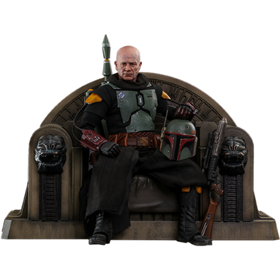 Star Wars: The Mandalorian - Boba Fett on Throne 1:6 Scale 12" Action Figure