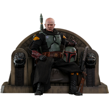 Star Wars: The Mandalorian - Boba Fett on Throne 1:6 Scale 12" Action Figure