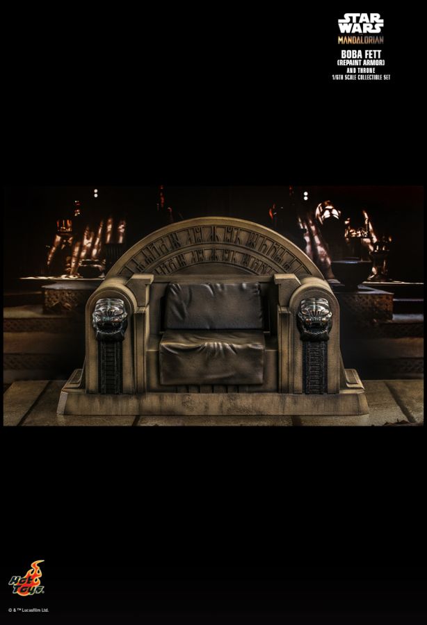Star Wars: The Mandalorian - Boba Fett on Throne 1:6 Scale 12" Action Figure
