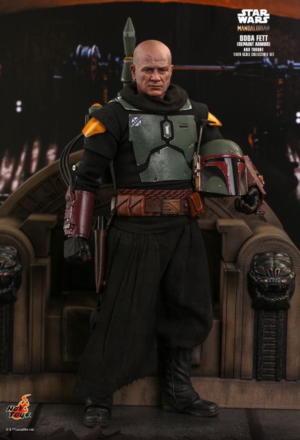 Star Wars: The Mandalorian - Boba Fett on Throne 1:6 Scale 12" Action Figure