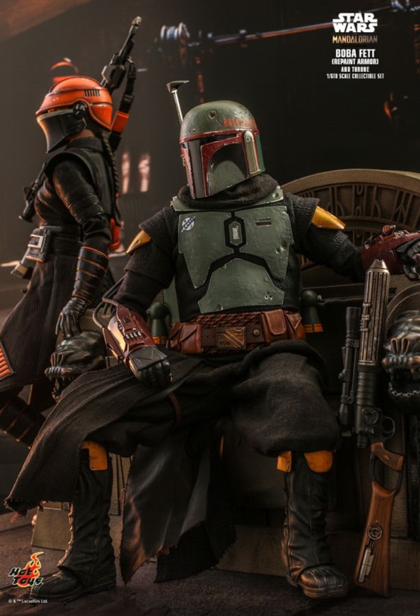 Star Wars: The Mandalorian - Boba Fett on Throne 1:6 Scale 12" Action Figure