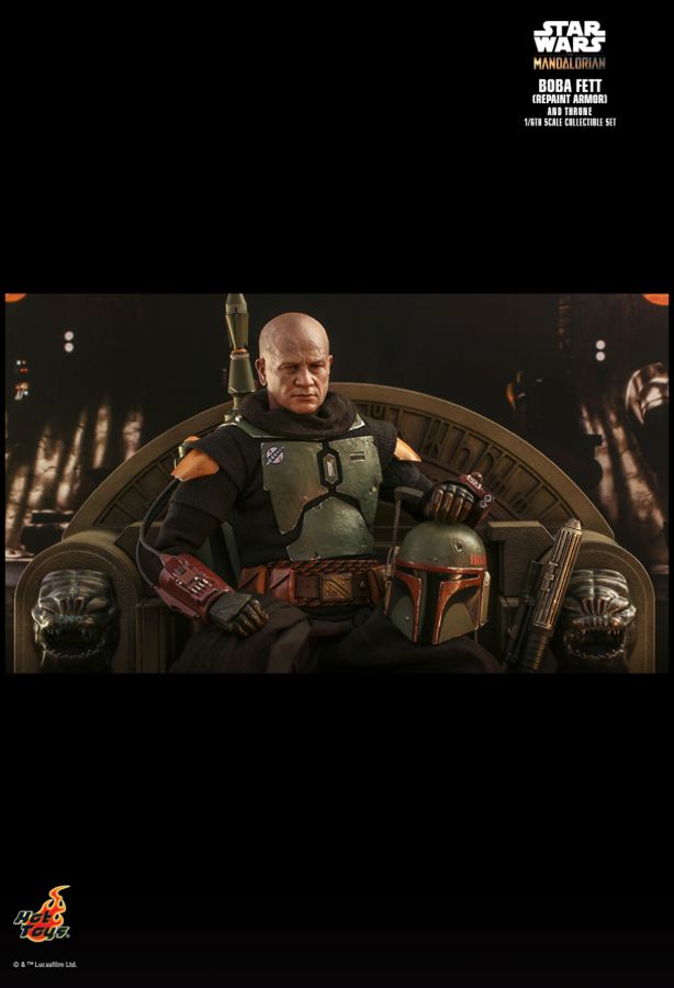 Star Wars: The Mandalorian - Boba Fett on Throne 1:6 Scale 12" Action Figure
