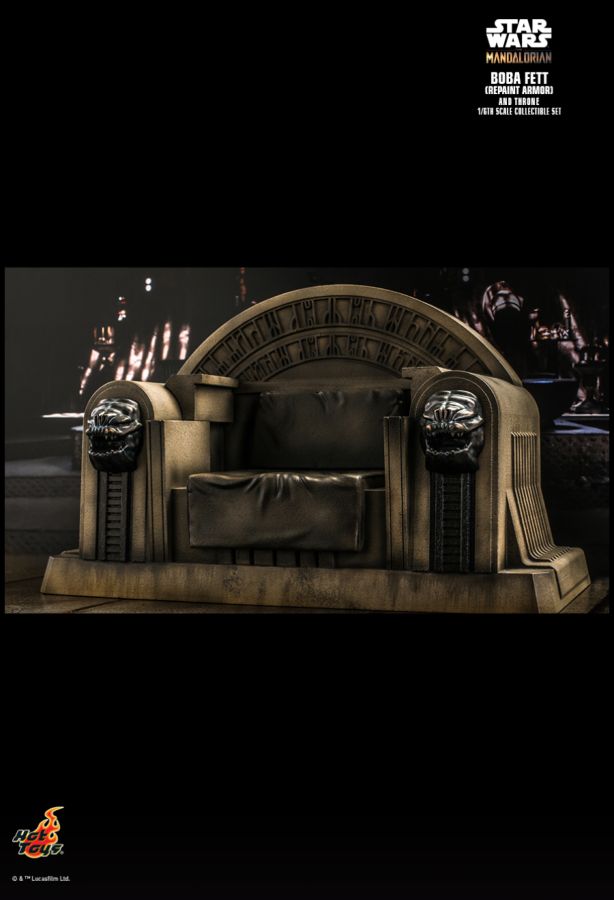 Star Wars: The Mandalorian - Boba Fett on Throne 1:6 Scale 12" Action Figure