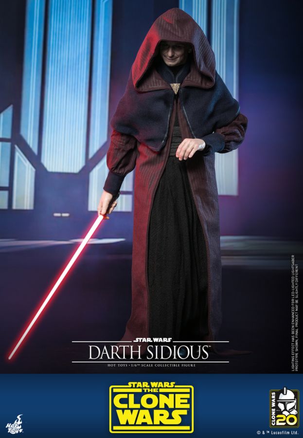Star Wars: The Clone Wars - Darth Sidious 1:6 Scale Hot Toy Action Figure
