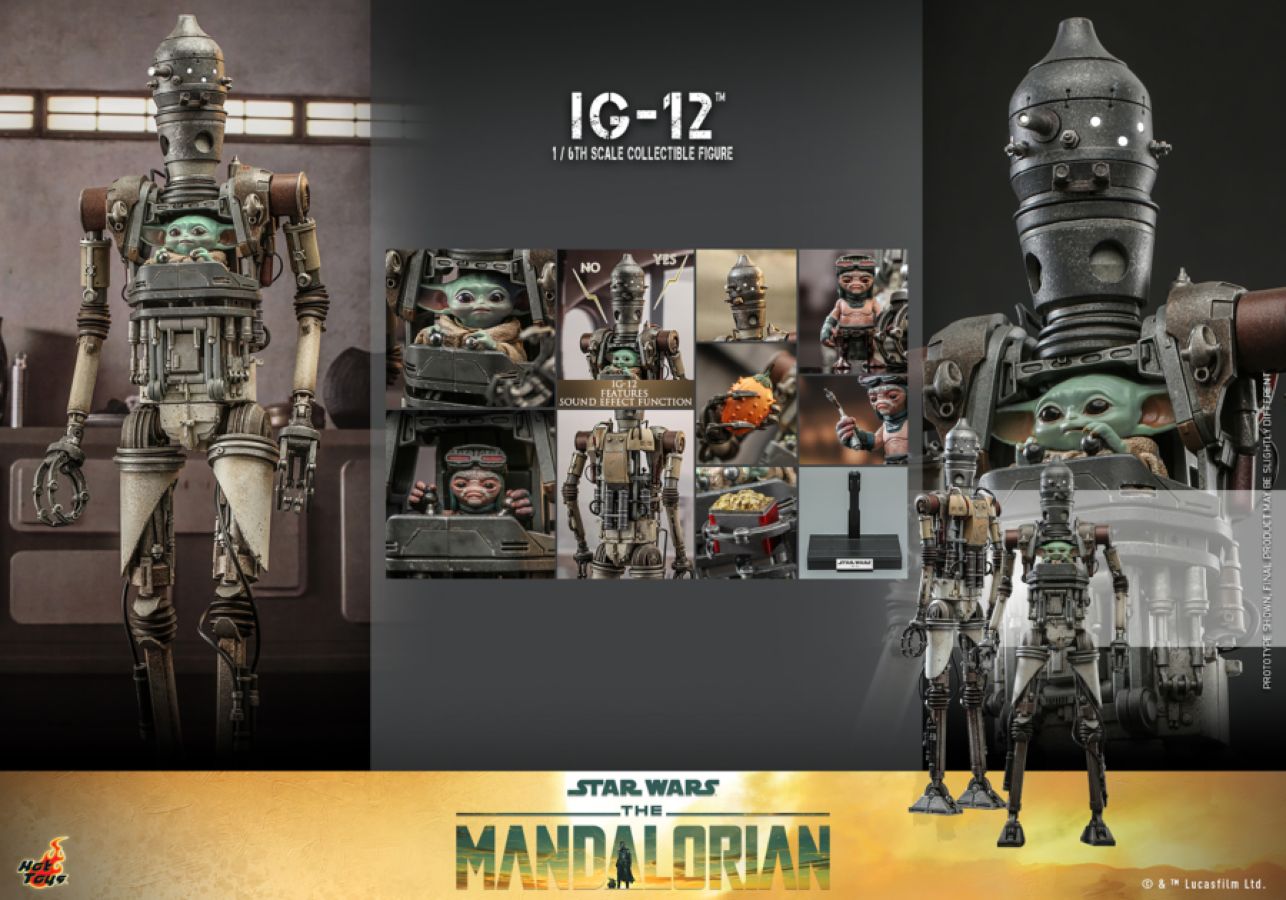 Star Wars: Mandalorian - IG-12 1:6 Scale Collectible Figure