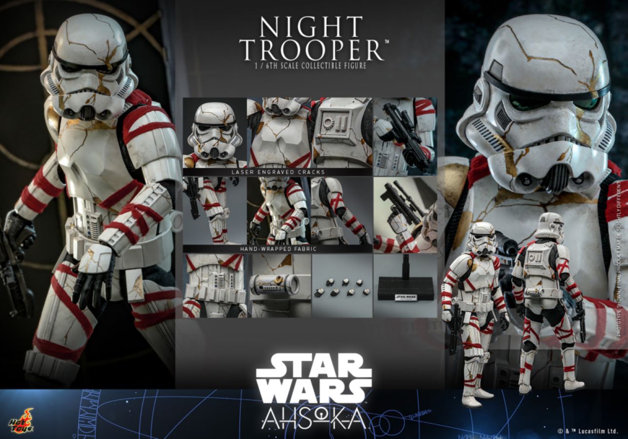 Star Wars: Ahsoka (TV) - Night Trooper 1:6 Scale Collectable Action Figure