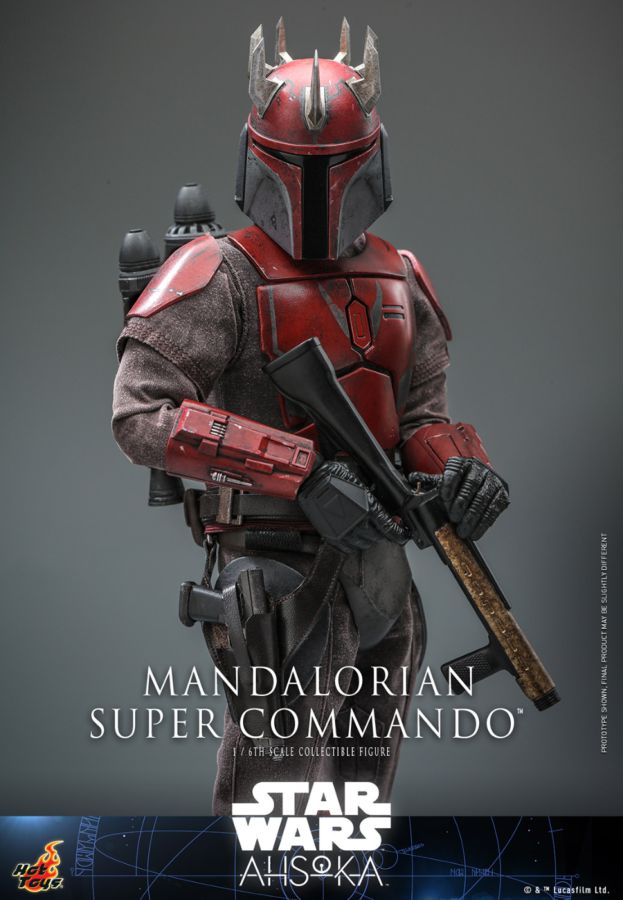 Star Wars: Ashaoka - Mandalorian Super Commando 1:6 Scale Collectable Action Figure