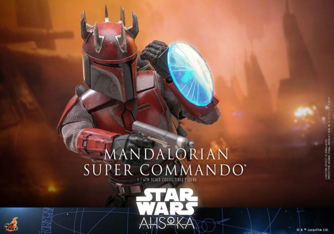 Star Wars: Ashaoka - Mandalorian Super Commando 1:6 Scale Collectable Action Figure
