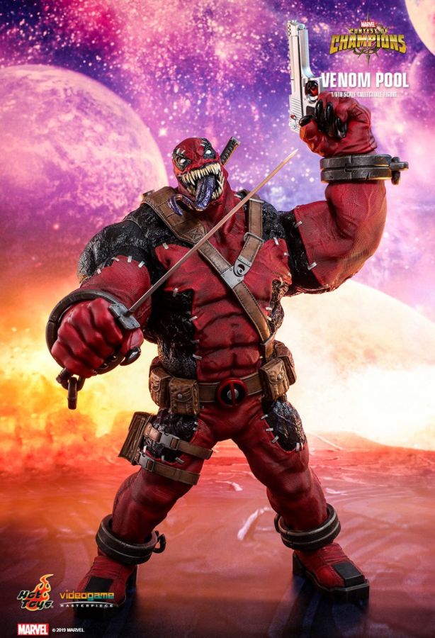 Contest of Champions - Venompool 1:6 Scale 12" Action Figure - Ozzie Collectables