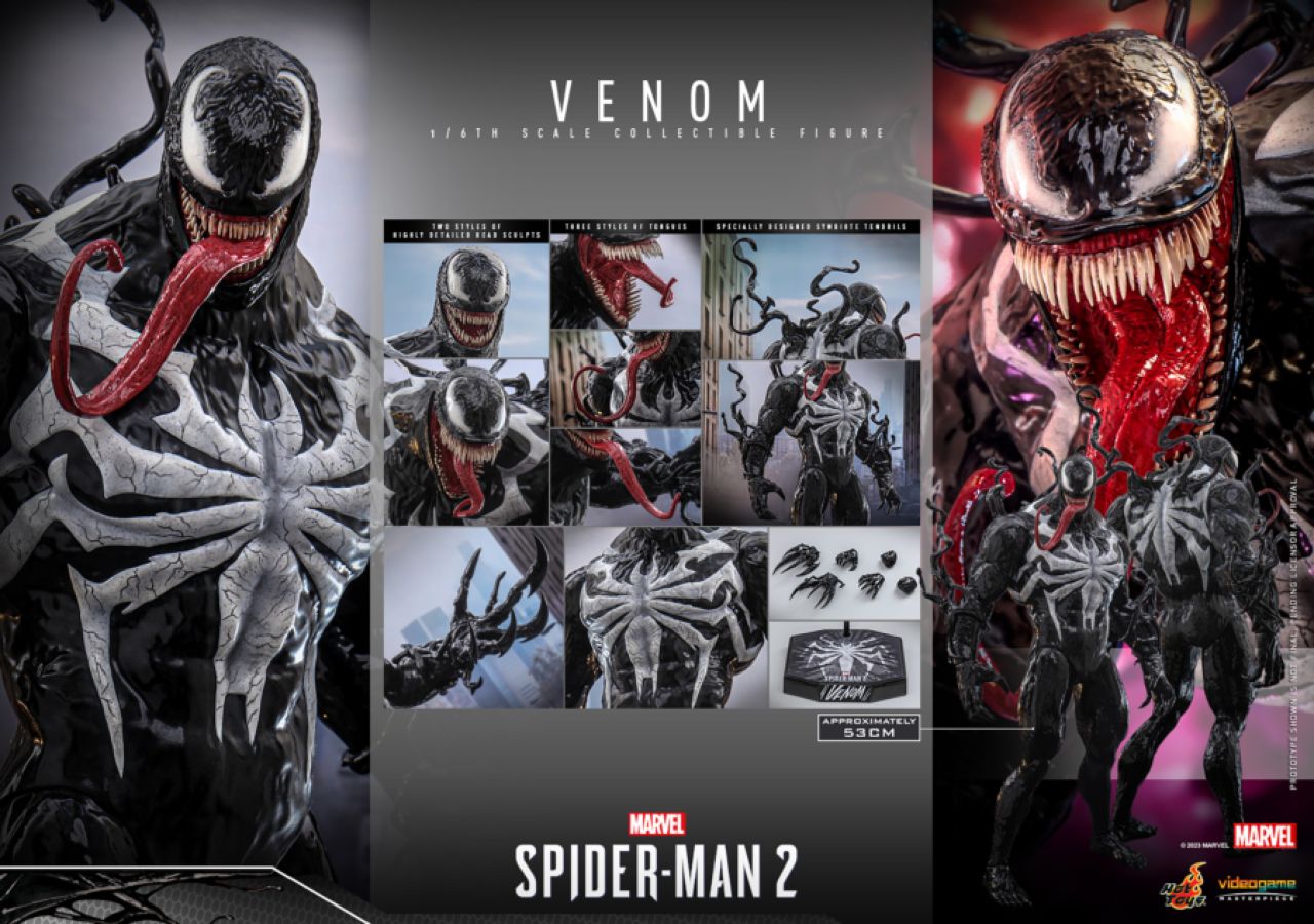 SpiderMan 2 (Video Game 2023) - Venom 1:6 Scale Action Figure