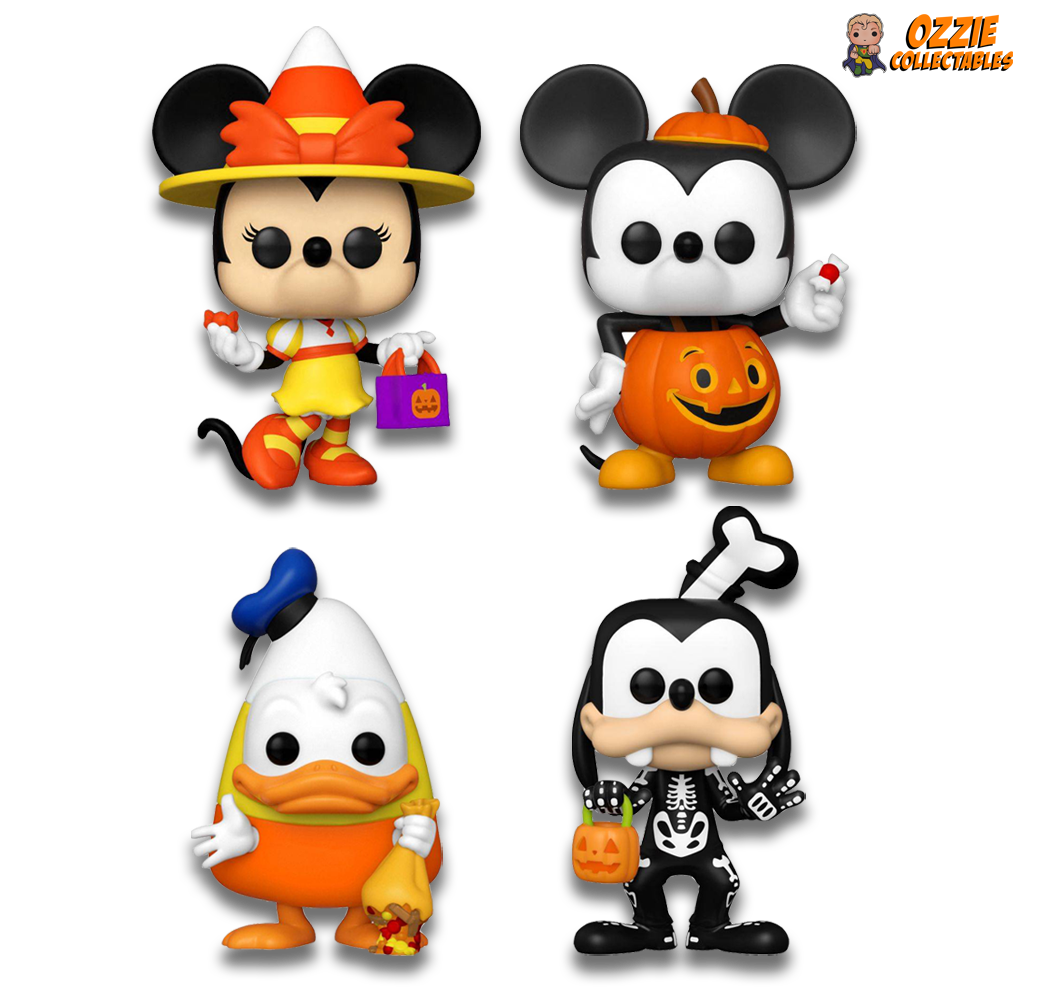 Disney Halloween Funkoween 2022 Bundle - 4 POP! Vinyls