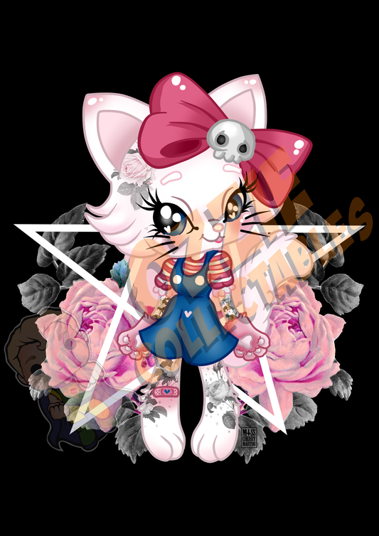 Hello Kitty - Hello Cutie - Rose Demon Art Print Poster