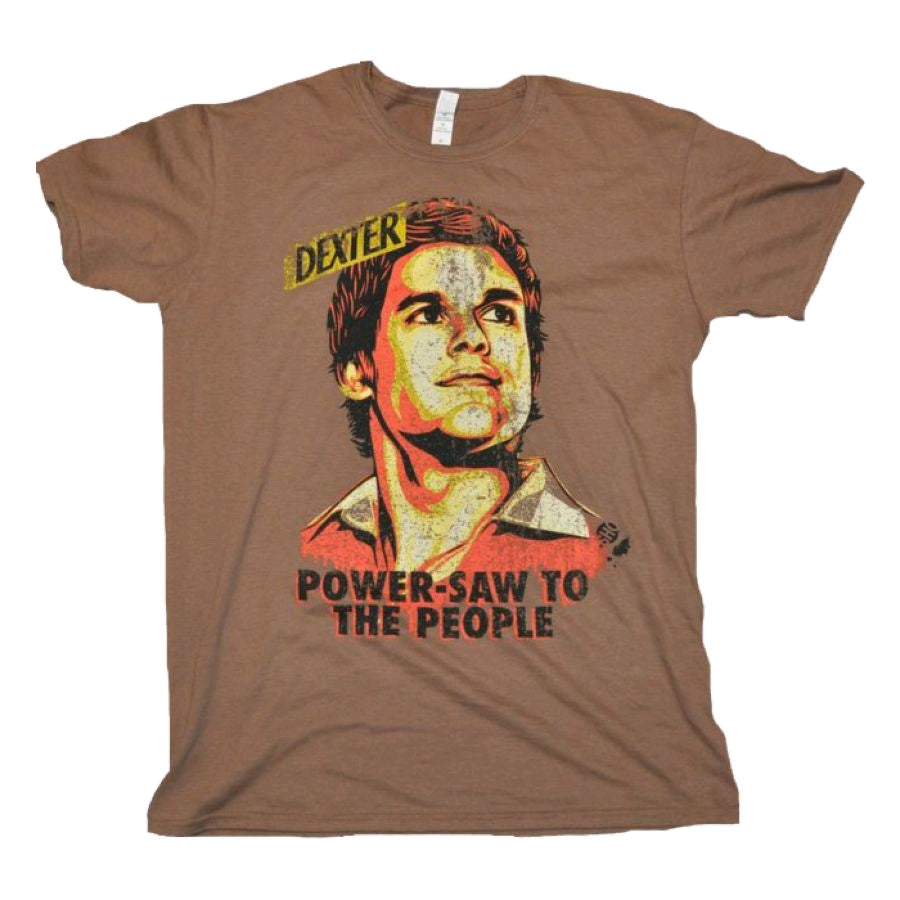 Dexter - Power-Saw Brown Male T-Shirt S