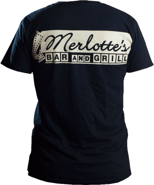True Blood - Merlotte's Bar Black Male T-Shirt S - Ozzie Collectables
