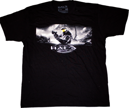 Halo - Anniversary Black T-Shirt XXL - Ozzie Collectables