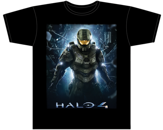 Halo 4 - Wake Up John Black Male T-Shirt XL - Ozzie Collectables