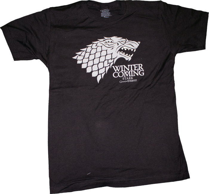Game of Thrones - Stark Winter Male T-Shirt S - Ozzie Collectables