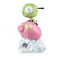 Invader Zim - GIR on Pig Statue