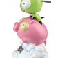 Invader Zim - GIR on Pig Statue