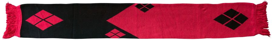 Batman - Harley Quinn Diamond Pattern Scarf - Ozzie Collectables