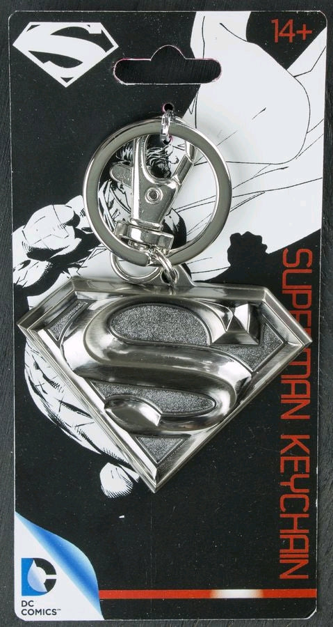 Superman - Superman Logo Pewter Keychain - Ozzie Collectables