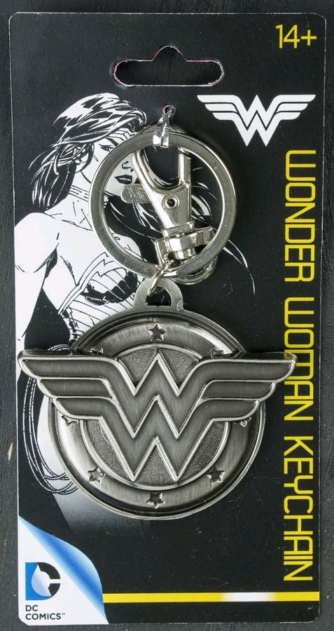 Wonder Woman - Wonder Woman Logo Pewter Keychain - Ozzie Collectables