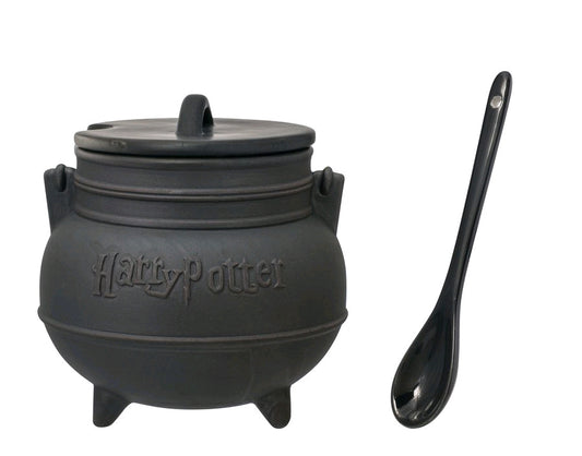 Harry Potter - Cauldron with Lid & Spoon Soup Mug - Ozzie Collectables
