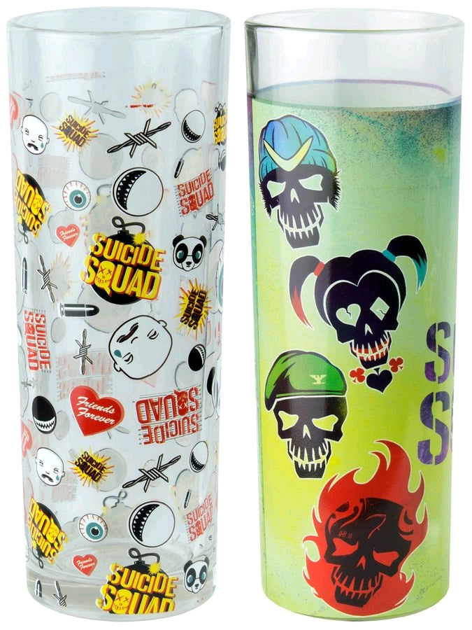 Suicide Squad - Skulls and Pattern Tumbler Set of 2 - Ozzie Collectables