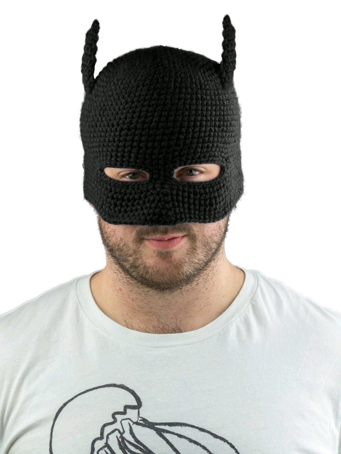 Batman - Batman Cowl Knit Beanie (Black) - Ozzie Collectables