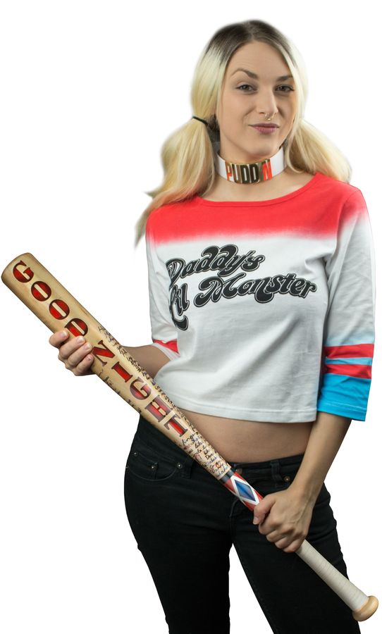 Suicide Squad - Harley Quinn's "Good Night" Baseball Bat Replica - Ozzie Collectables