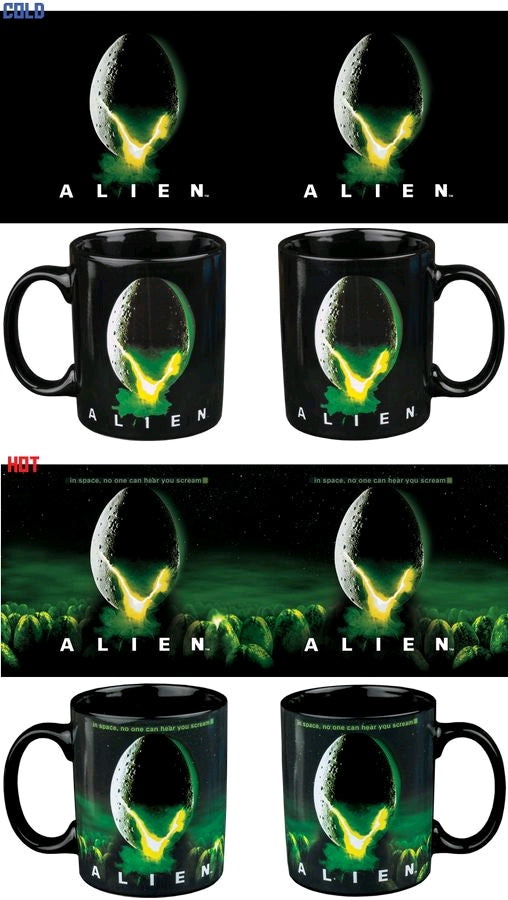 Alien - Egg Logo Heat Change Mug - Ozzie Collectables